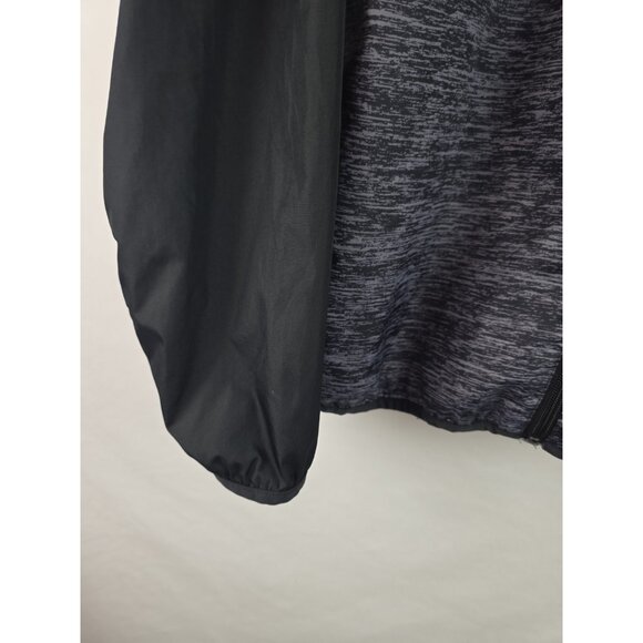 Callaway Jacket Men's Size Medium Gray Mesh Lined Full Zip Windbreaker Hooded - Picture 6 of 12